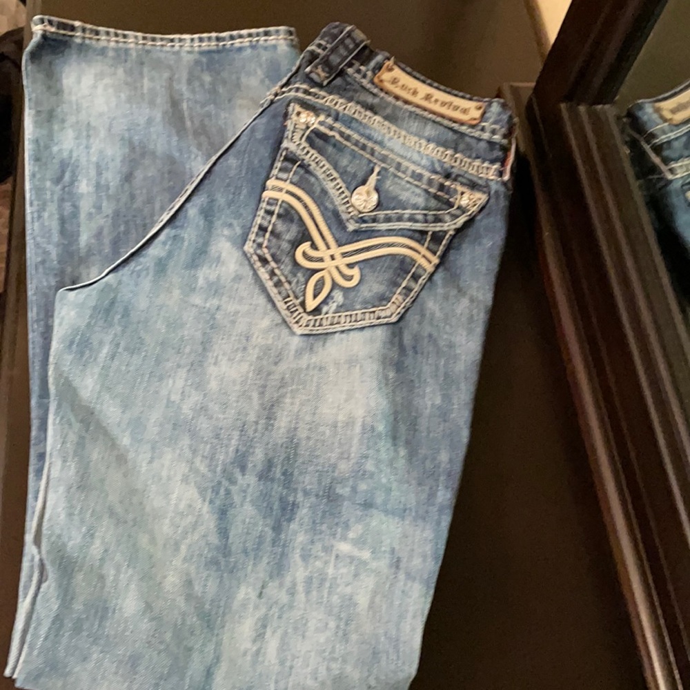 Awesome Rock Revival Bootcut Jeans